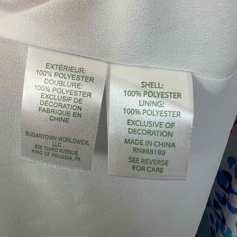 Lilly Pulitzer 6 Ivie Maxi Dress Kitten Around Fit & Flare Flutter Sleeve Lace - Picture 11 of 12